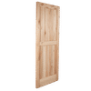 SALIGNA FULL HEIGHT FRAMED LEDGED AND MOULDED DOOR 