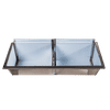 KWIKOT STAINLESS STEEL DOUBLE WASHTHROUGH AND 40mm PVC WASTES