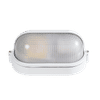 RADIANT ES WHITE 60w 260x155mm OVAL BULKHEAD FITTING