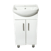 DENVER 450 TIFFANY WHITE 2 DOOR VANITY CABINET & BASIN SET