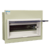 CHINT IP30 12 WAY SURFACE METAL GREY DISTRIBUTION BOARD