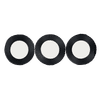 HOMEQUIP CLAMSHELL BLACK MIRROR SET