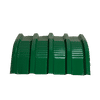 TREGERS TRAFFIC GREEN 0.4mm x 2.4m ROLL TOP RIDGE