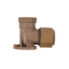 UNITWIST PUSH FIT 22mmx¾" WALL PLATE ELBOW