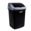 ADDIS BLACK 32Lt FLIP TOP BIN