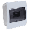 KASAN 8 WAY FLUSH PVC DISTRIBUTION BOARD COMPLETE WITH DOOR