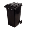 BLACK 240Lt WHEELIE BIN 