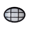 FUMAGALLI DANZI GR BLACK OPAL E27 OVAL BULKHEAD WITH GRID