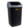 ADDIS BLACK 46Lt FLIP TOP BIN 