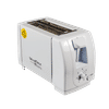 WHIRTRIX STEEL SIDE WALLS & PLASTIC WHITE 2 SLICE TOASTER
