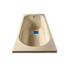 CORAL ALMOND 1700mm BATH TUB