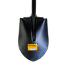 WORKSITE  STEEL SHAFT BLACK ROUND NOSE SHOVEL