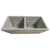 DOUBLE PRECAST WASHING SINK