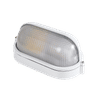 RADIANT ES WHITE 60w 260x155mm OVAL BULKHEAD FITTING
