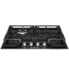 DEFY 65cm SLIMLINE GAS ON GLASS HOB WITH WOK