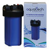 AQUATECH 10x4.5" FILTER HOUSING+3/4" PRESSURE RELIEF BRASS PORT+WRENCH+BRACKET 