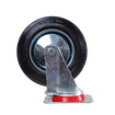 RUBBER 8" SWIVEL CASTOR WHEEL
