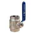 COBRA NICKEL PLATED STEEL HANDLE  FxF 25mm BALL VALVE