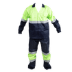 THROTTLE POLYCOTTON HI -VISIBILITY LIME SIZE 48 WORKSUIT