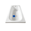 SHORTLAND WHITE 1600mm BATH TUB