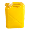 YELLOW 20Lt METAL JERRY CAN