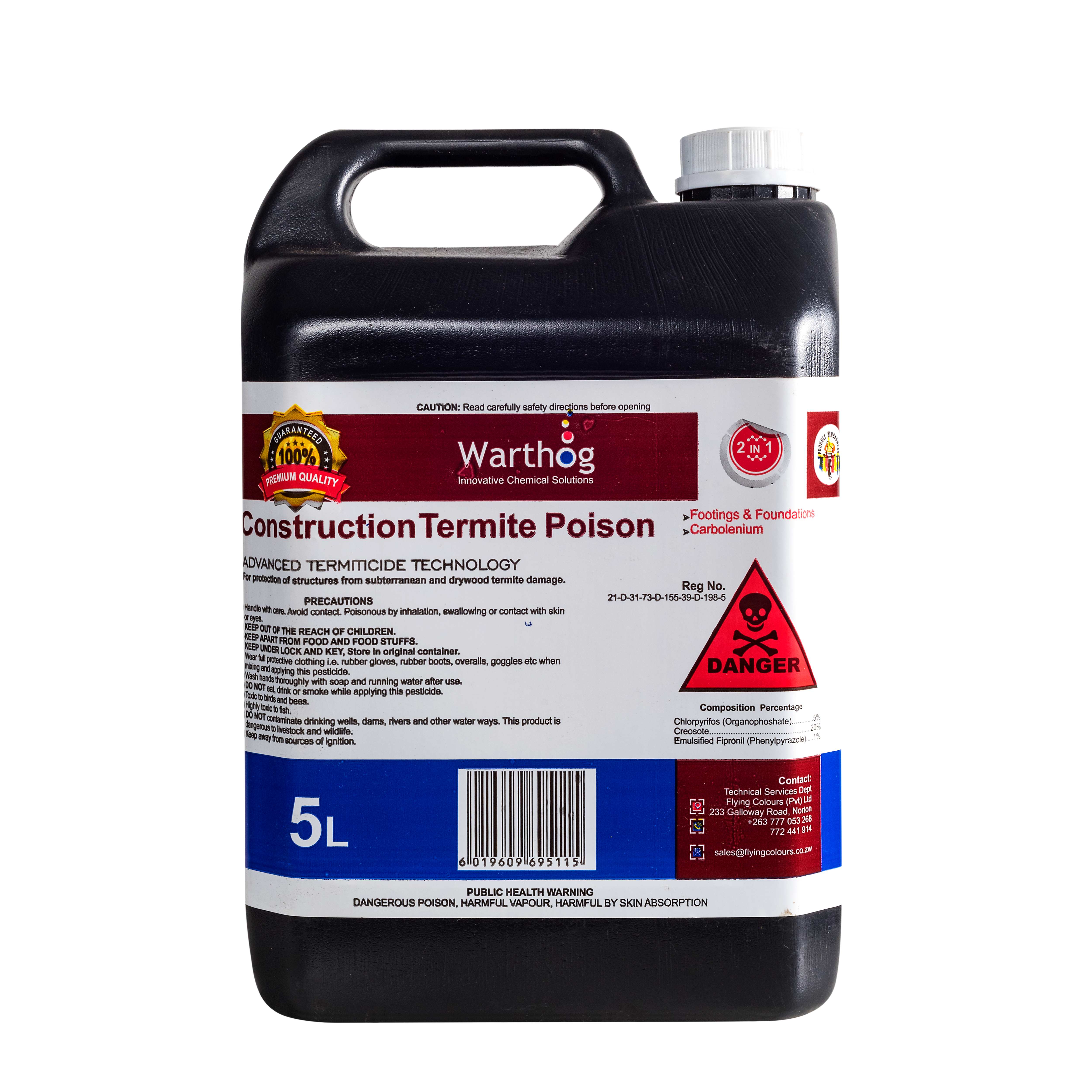 WARTHOG OIL BASED 5Lt TERMITE POISON