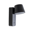 BRIGHTSTAR ALUMINIUM, IRON & ACRYLIC  BLACK WALL BRACKET WITH MOVABLE HEAD