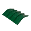 TREGERS TRAFFIC GREEN 0.4mm x 2.4m ROLL TOP RIDGE