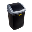 ADDIS BLACK 32Lt FLIP TOP BIN