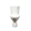 MANHATTEN FRONT FLUSH WHITE CLOSE COUPLE SET