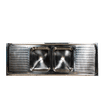 KWIKOT 1160x500mm DOUBLE END DROP IN SINK 