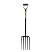 LASHER FG00110 5 PRONG STEEL SHAFT GARDEN FORK 