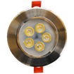 MATT CHROME COOL WHITE 5 LED 5w TILT DOWNLIGHTER