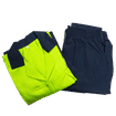 POLYCOTTON HI-VISIBILITY LIME SIZE 36  WORKSUIT