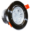 MATT CHROME COOL WHITE 5 LED 5w TILT DOWNLIGHTER