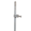 GALVANISED 1.8mx16mm 6ft EARTH ROD WITH CLAMP 