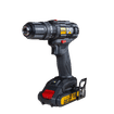 CAT 18V BRUSHED HAMMER DRILL+CHARGER & 2x2Ah BATTERIES