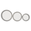 HOMEQUIP BUBBLE GREY MIRROR SET