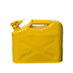 YELLOW 10Lt METAL JERRY CAN