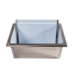 KWIKOT STAINLESS STEEL SINGLE WASHTHROUGH AND 40mm PVC WASTE