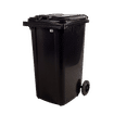 BLACK 240Lt WHEELIE BIN 