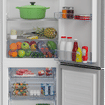 DEFY SATIN METALLIC 60cm FRIDGE / FREEZER