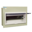 CHINT IP30 12 WAY SURFACE METAL GREY DISTRIBUTION BOARD