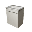 LECICO CONTRARRE ACRYLIC WHITE 500mm x 620mm x 360mm WALL HUNG VANITY BASIN
