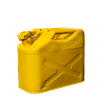 YELLOW 10Lt METAL JERRY CAN