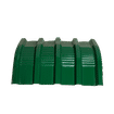 TREGERS TRAFFIC GREEN 0.4mm x 2.4m ROLL TOP RIDGE