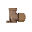 UNITWIST PUSH FIT 22mmx¾" WALL PLATE ELBOW