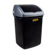 ADDIS BLACK 32Lt FLIP TOP BIN