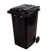 BLACK 240Lt WHEELIE BIN 