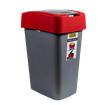 ADDIS PEWTER 25Lt LIFT OR SWING BIN